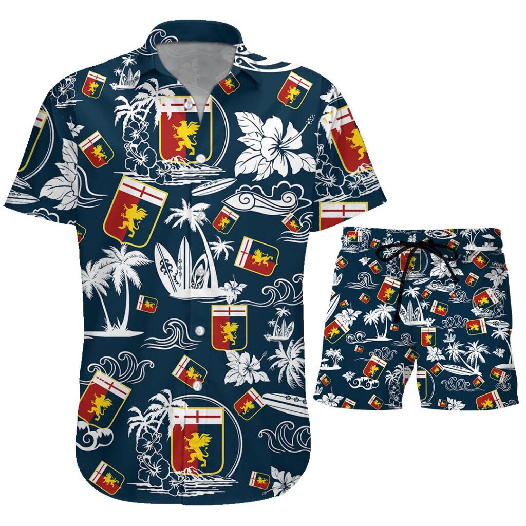 39Genoa073 | Hawaiian Shirt and Shorts