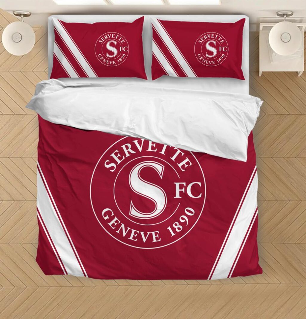 SFL Servette FC Bedding Duvet Cover + 1/2 Pillow Cases