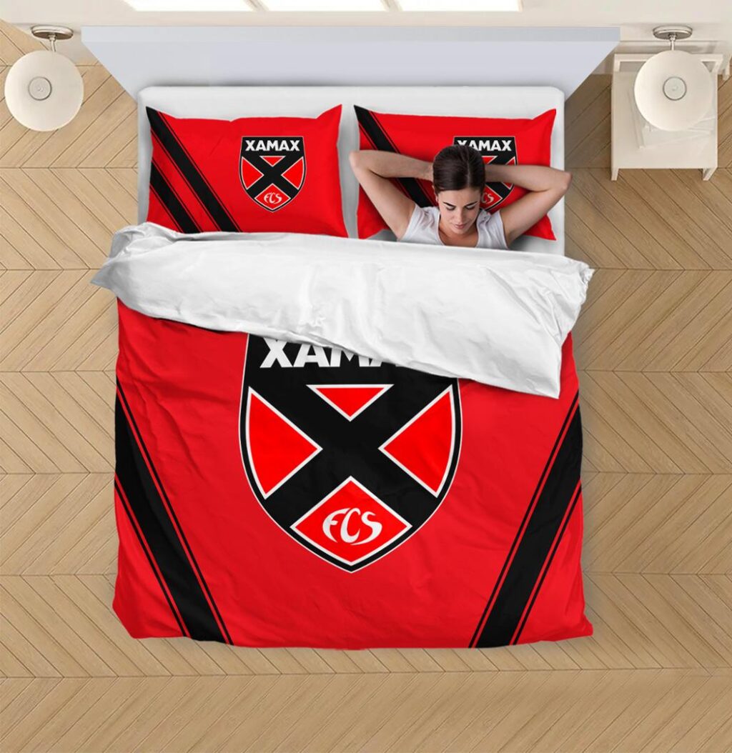 SFL Neuchâtel Xamax FCS Bedding Duvet Cover + 1/2 Pillow Cases