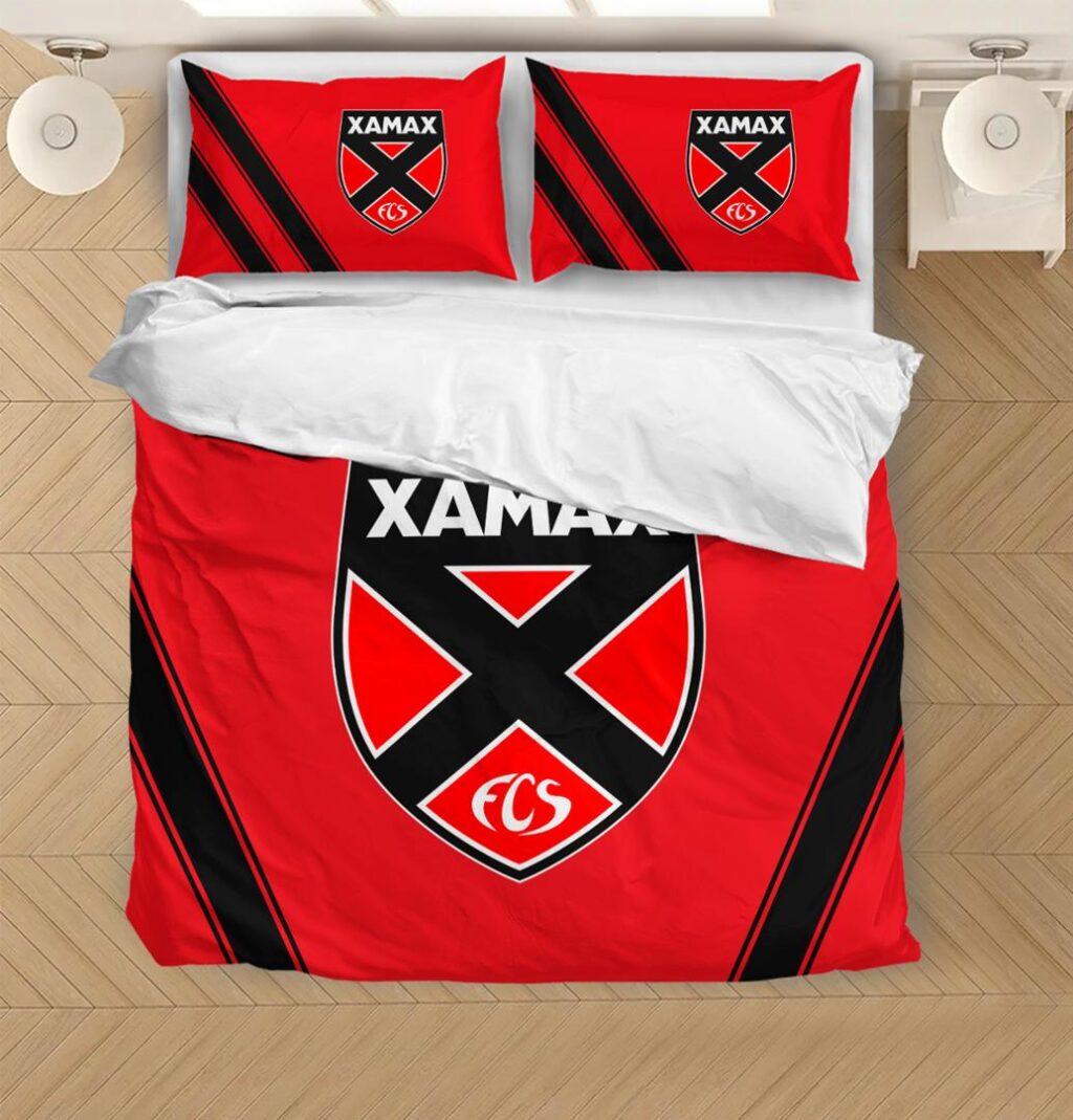 SFL Neuchâtel Xamax FCS Bedding Duvet Cover + 1/2 Pillow Cases