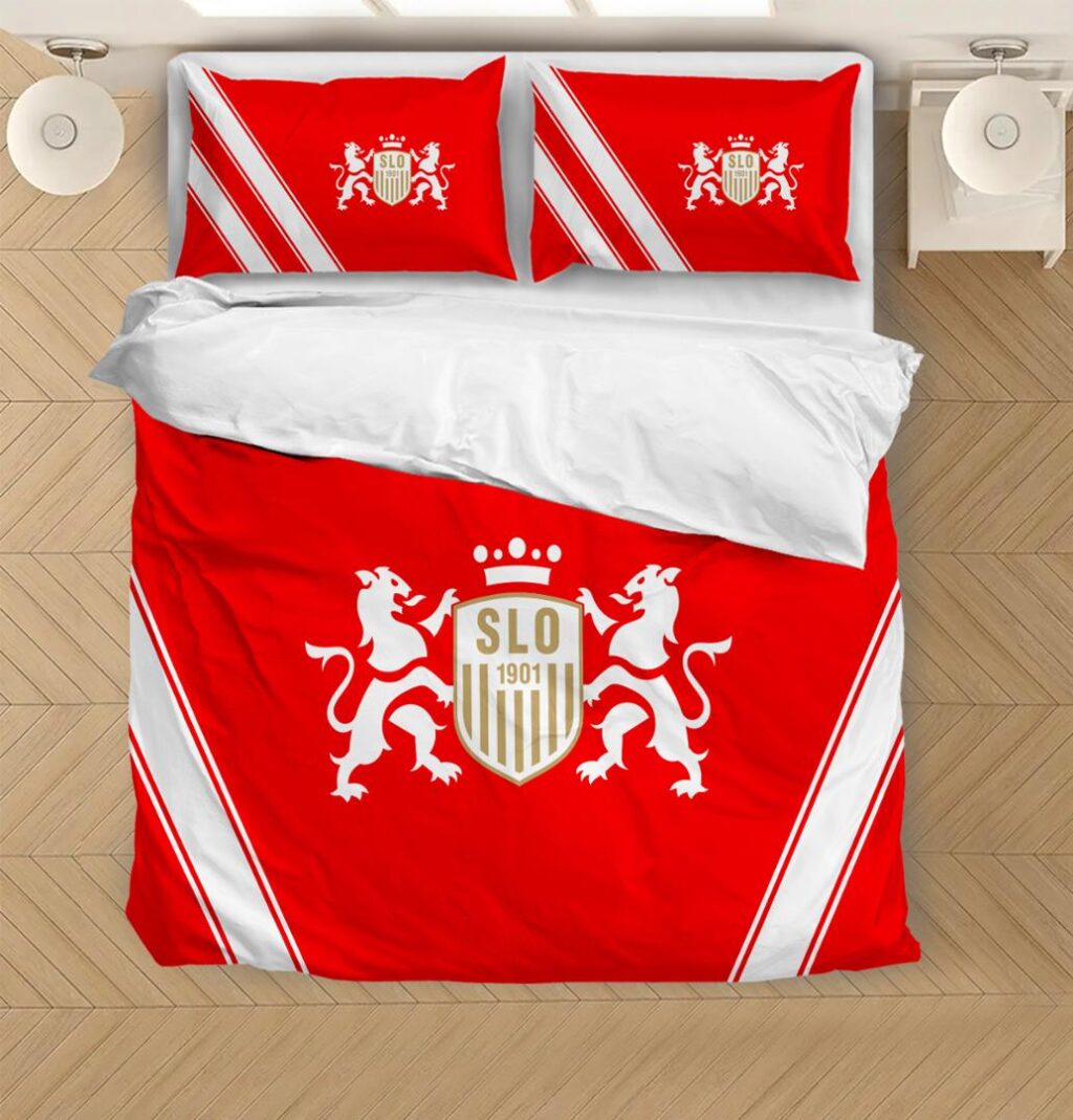 SFL FC Stade Lausanne Ouchy Bedding Duvet Cover + 1/2 Pillow Cases